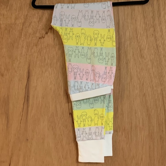 NWOT! BOB’S BURGERS Striped Thermal PAJAMAS SLEEP SET!BRAND NEW Lost tag @ store - Picture 8 of 14